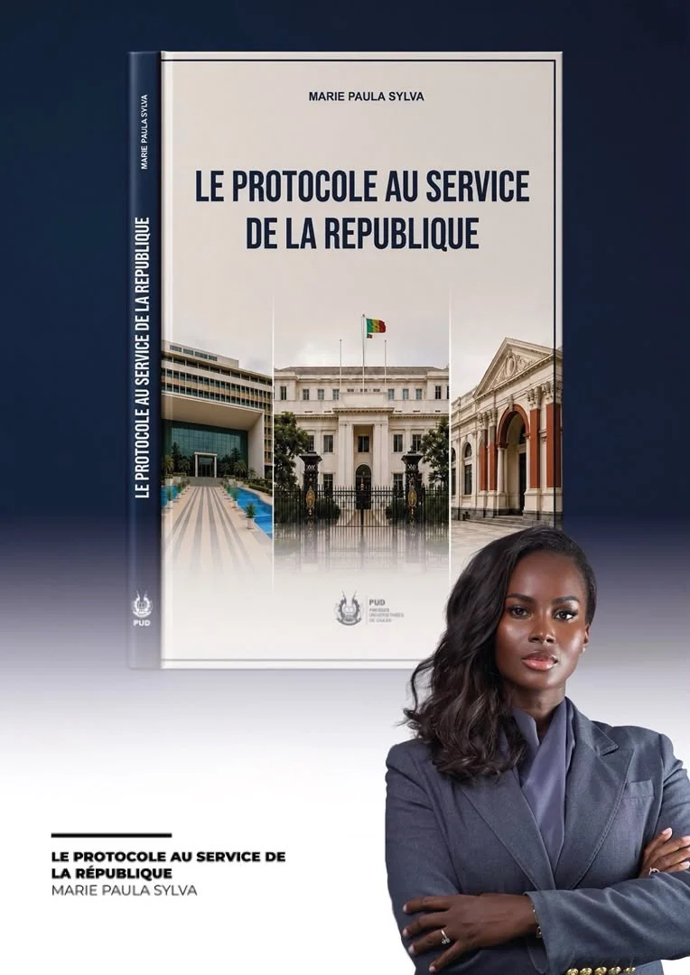 Visuel promotionnel associant le livre et Marie Paula Sylva